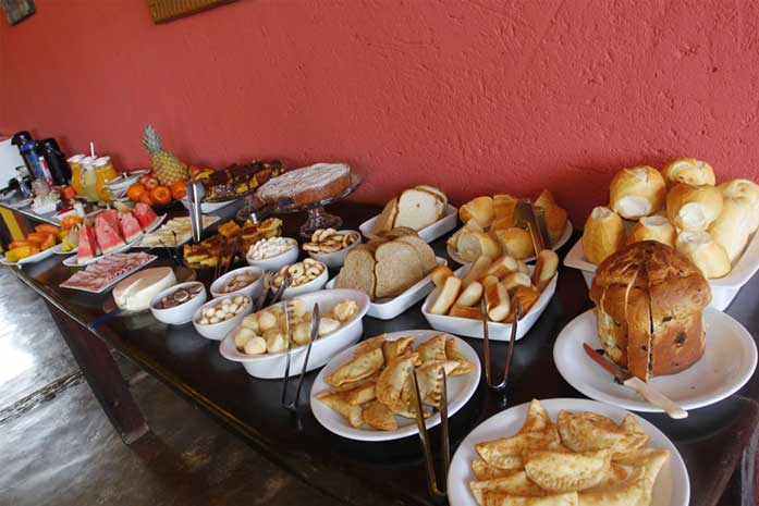 Café da Manhã na Pousada Província em Lavras Novas